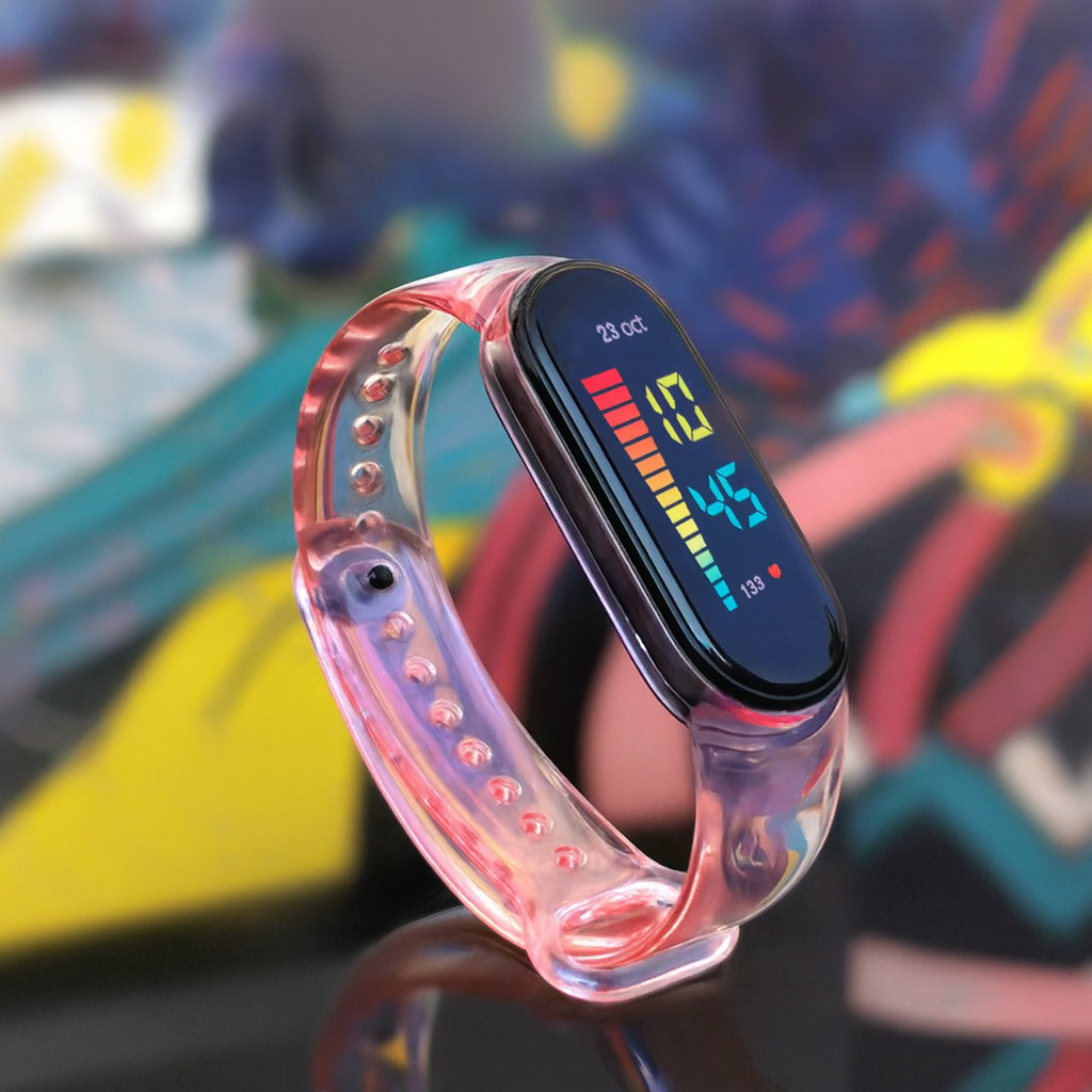 09 LED Transparent Cartoon Fashion Color - obrazek 2