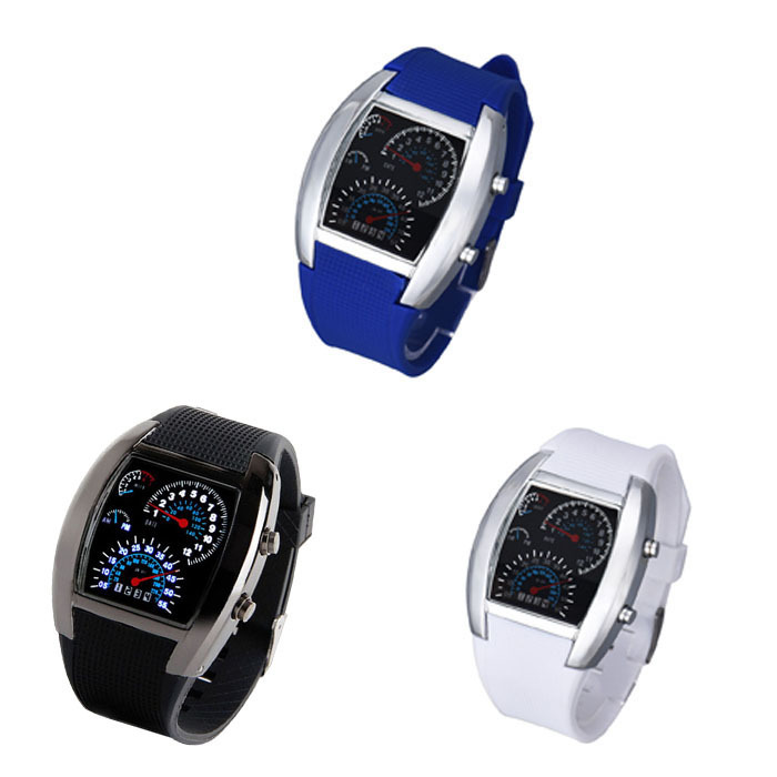14 LED Digital Watch Stainless - obrazek 8
