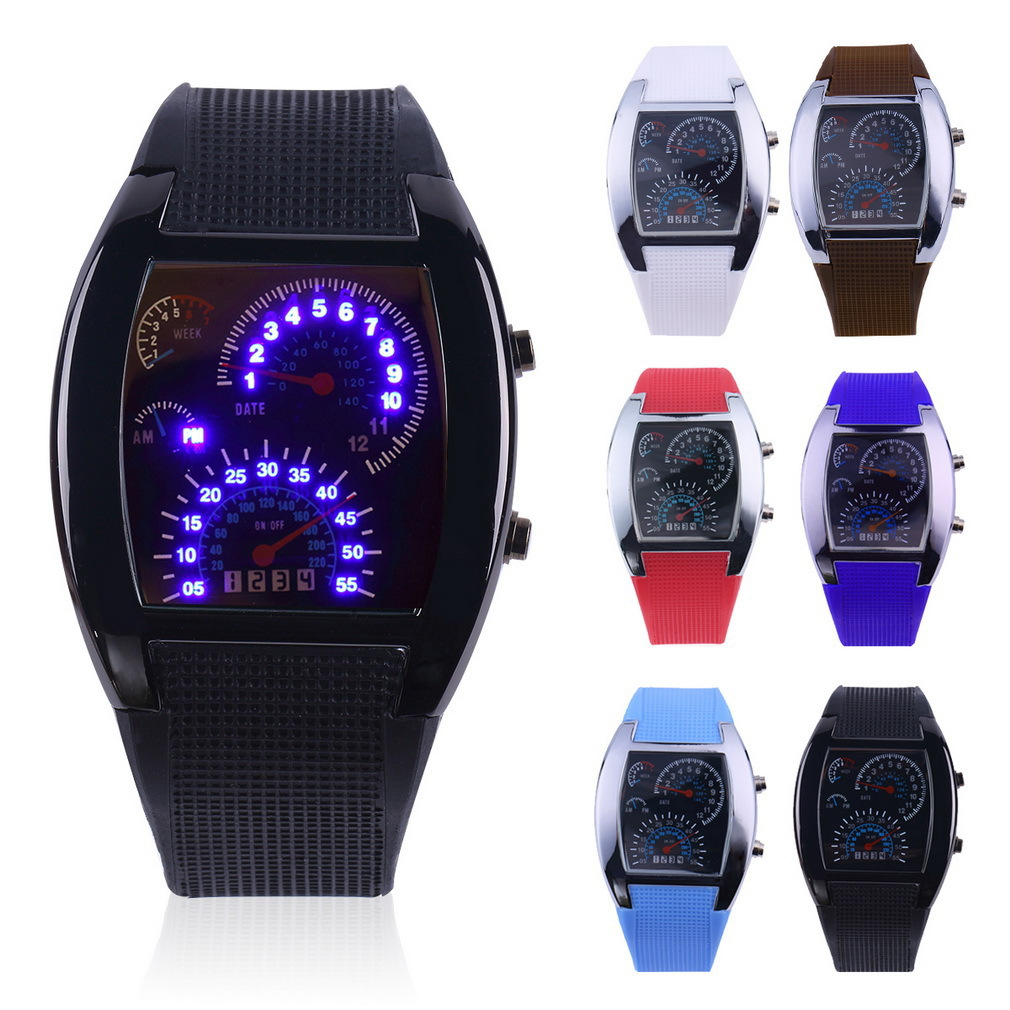 14 LED Digital Watch Stainless - obrazek 7