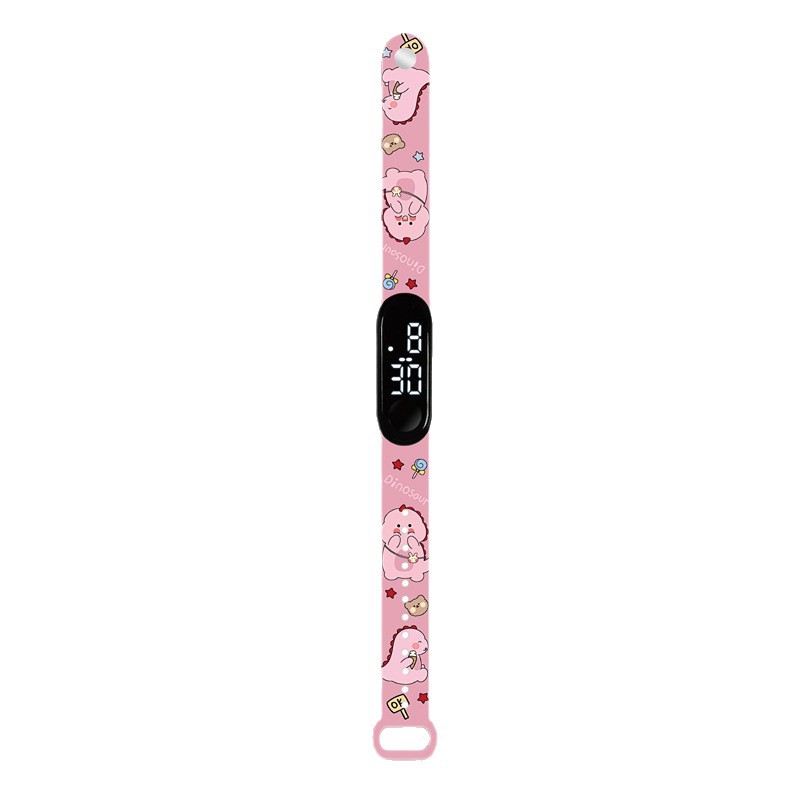02 LED Oval Sport Kids Digital Watch - obrazek 9