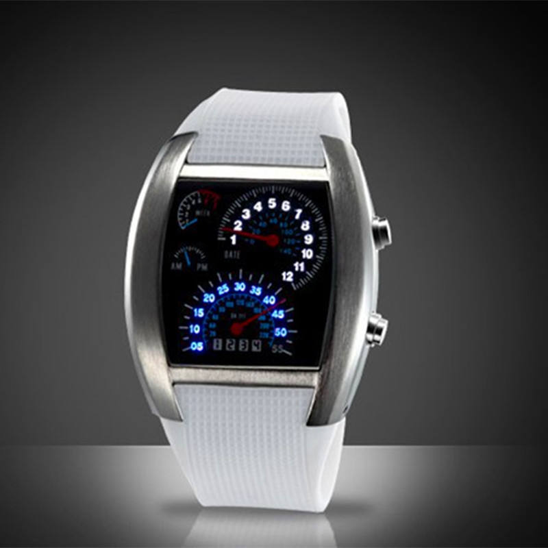14 LED Digital Watch Stainless - obrazek 5