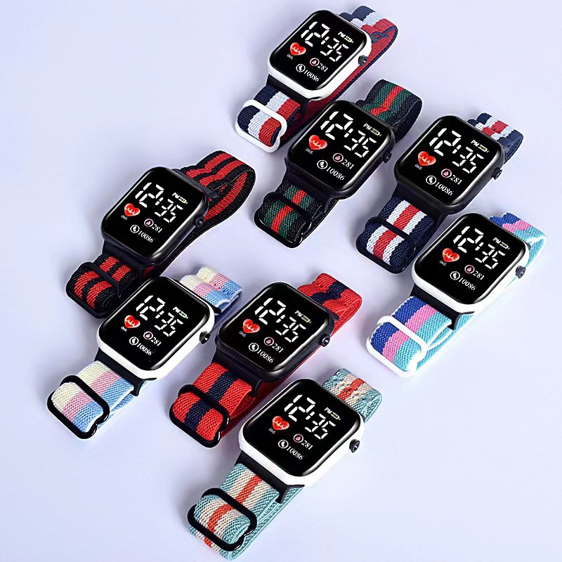 05 LED Nylon Straps Elastic - obrazek 2