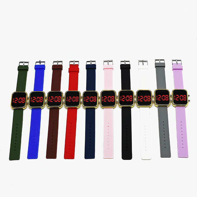 13 LED Digital Triangle Alloy Case Rubber Silicone - obrazek 6