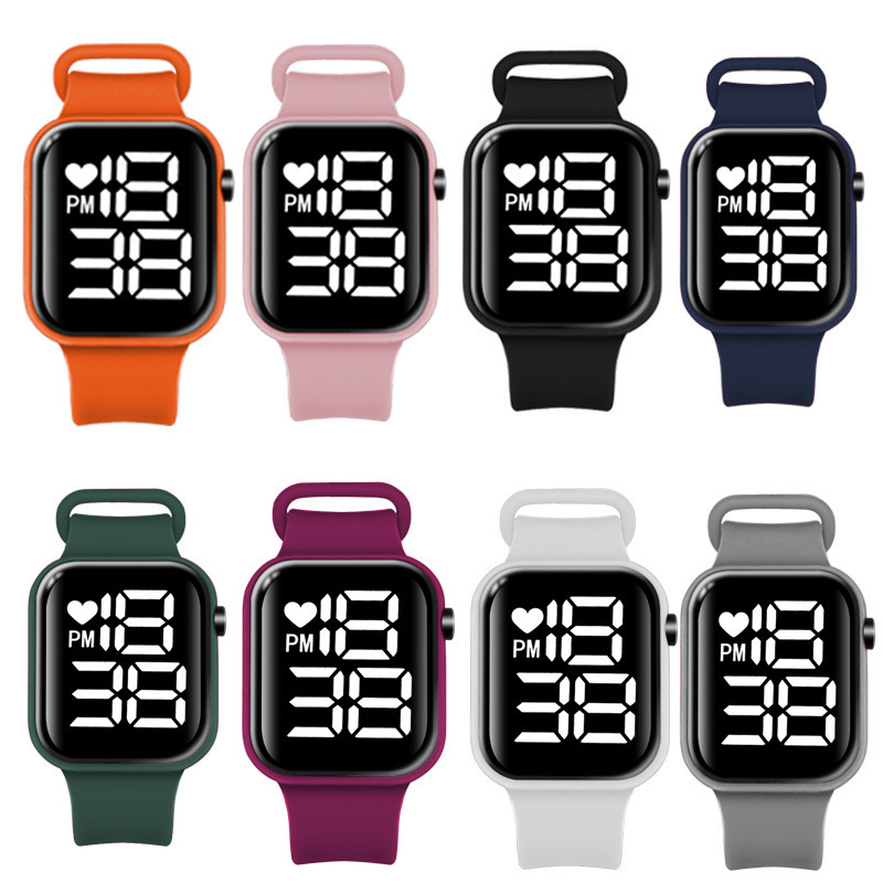 07 Women Men LED Digital Watch - obrazek 2